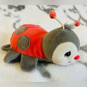 1998 Precious Moments Tender Tails Ladybug 6” Soft-to-Touch Plush Toy